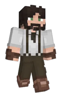 Front of Delsato's skin