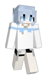 white and old lace Minecraft skin — Slim model