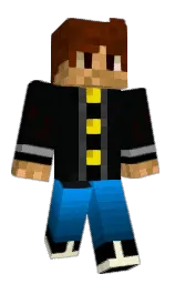 Washi's Minecraft skin wearing the 15th Anniversary cape
