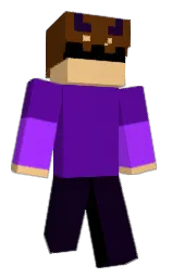 purple and brown bramble Minecraft skin — Classic model — first worn by drew6408