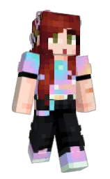 woodsmoke and black Minecraft skin — Slim model — first worn by Zombeanie