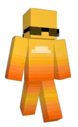 SunnShower's Minecraft skin wearing the Pan cape
