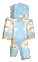 white and alabaster Minecraft skin — Classic model — first worn by Ariathederg