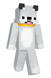 Front of Akker's skin