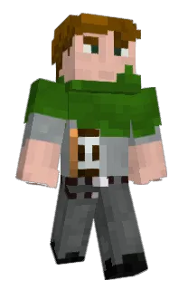 Front of Tellud's skin