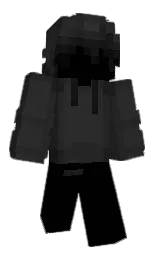 black and mine shaft Minecraft skin — Classic model