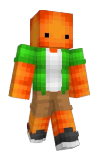 Front of Orangeiz's skin