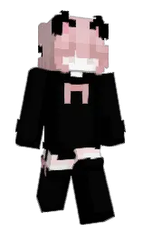 Bibis_s's Minecraft skin wearing the 15th Anniversary cape