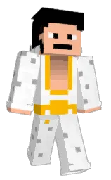 white and alabaster Minecraft skin — Classic model — first worn by mingu0