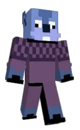 salt box and chetwode blue Minecraft skin — Classic model — first worn by Iyeune
