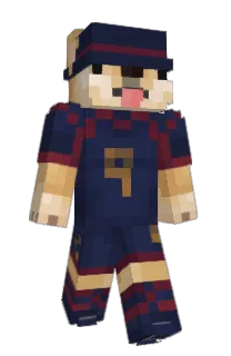 Front of Jestser's skin