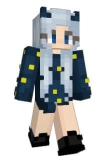 25Pink Minecraft avatar full body