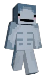 cadet blue and pickled bluewood Minecraft skin — Classic model — first worn by Peejow2