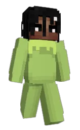sqwuh's Minecraft skin wearing the Pan cape