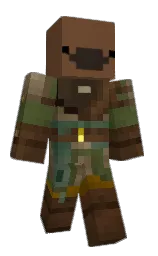 shingle fawn and metallic bronze Minecraft skin — Classic model — first worn by Fumbledorr