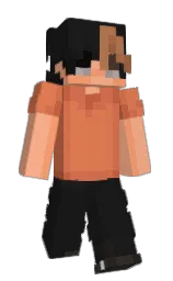 cod gray and raw sienna Minecraft skin — Slim model