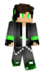 Lacso's Minecraft skin wearing the Migrator cape