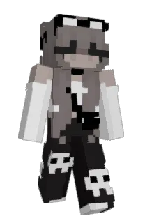 Front of hewty's skin