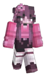 leafleafli's Minecraft skin wearing the Cherry Blossom cape