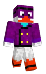 pompadour and white Minecraft skin — Classic model — first worn by TyrenDe