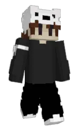 black and mine shaft Minecraft skin — Slim model