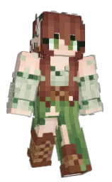 ironstone and asparagus Minecraft skin — Slim model