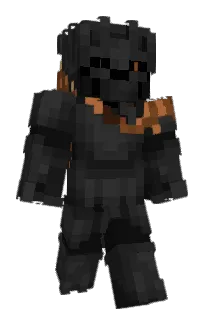 Front of entrapper's skin