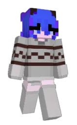 silver chalice and pale slate Minecraft skin — Slim model — first worn by JKSBW