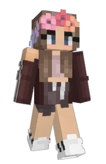 Front of Geena's skin