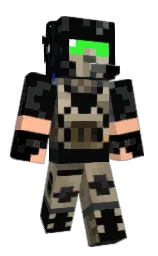 Aguuila's Minecraft skin wearing the Migrator cape