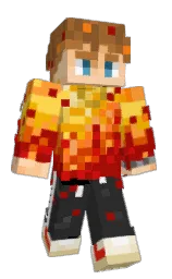 mine shaft and milano red Minecraft skin — Classic model