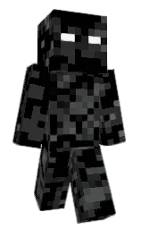 black and mine shaft Minecraft skin — Classic model