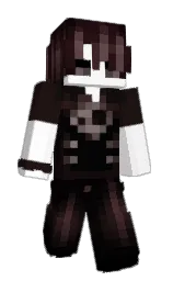night rider and white Minecraft skin — Slim model