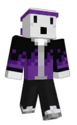 mercury and cod gray Minecraft skin — Classic model — first worn by Cartonus