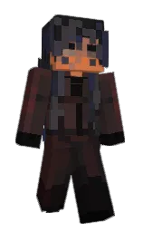 cocoa brown and cod gray Minecraft skin — Slim model — first worn by FentalityRp