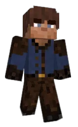 Vand's Minecraft skin wearing the Mojang Office cape