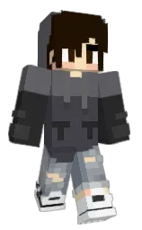 Dimple69's Minecraft skin wearing the Migrator cape