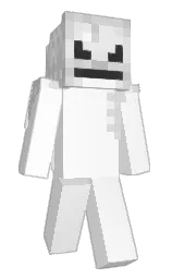 white and mercury Minecraft skin — Slim model — first worn by ehnkaerozay