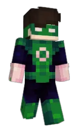 Lowgyn's Minecraft skin wearing the 15th Anniversary cape