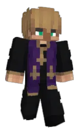 black and woodsmoke Minecraft skin — Classic model