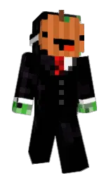 black and gondola Minecraft skin — Classic model — first worn by CreeperMilGrauG