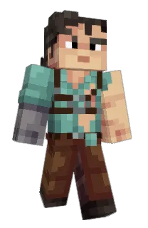 Front of Jvarez's skin
