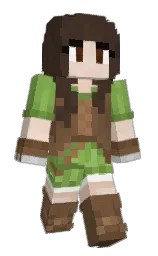 Maryden's Minecraft skin wearing the Cherry Blossom cape