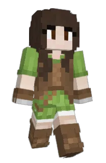 Front of Maryden's skin