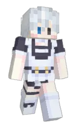 Minecraft-Skin in alice blue und zumthor — Modell: Klassisch — zuerst getragen von kotaaat