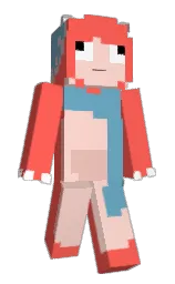 persimmon and valencia Minecraft skin — Slim model