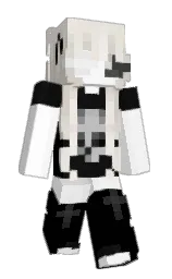 diesel and white Minecraft skin — Slim model — first worn by kittyrabiezx