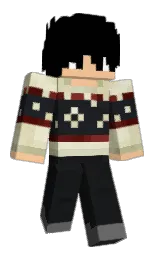 black and manhattan Minecraft skin — Slim model