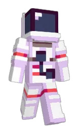 Z0VK's Minecraft skin wearing the Purple Heart cape