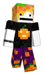 white and silver Minecraft skin — Classic model — first worn by BanjoFret